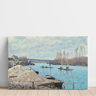 Reproduction La Seine à Port-Marly, tas de sable 1875 - Alfred Sisley