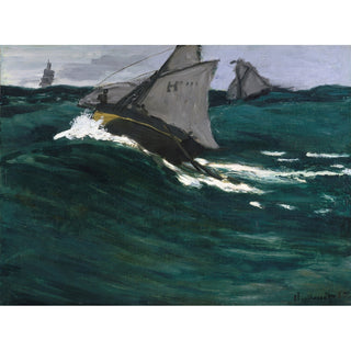 Reproduction La vague verte - Claude Monet
