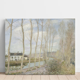Reproduction Le Canal du Loing - Alfred Sisley