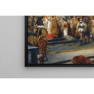 Reproduction Le Cardinal de Richelieu Disant la Messe dans la Chapelle du Palais Royal - Eugène Delacroix