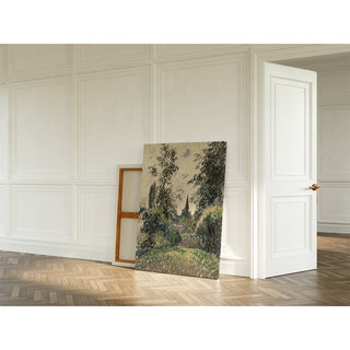 Reproduction Le Clocher de Bazincourt - Camille Pissarro