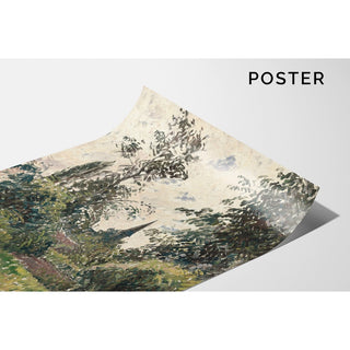 Reproduction Le Clocher de Bazincourt - Camille Pissarro