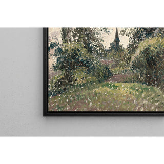 Reproduction Le Clocher de Bazincourt - Camille Pissarro