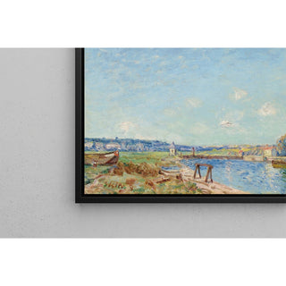 Reproduction Le Loing à Saint-Mammès 1884 - Alfred Sisley