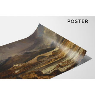 Reproduction Le pont de Tummel, Perthshire - Joseph Mallord William Turner Peintre britannique