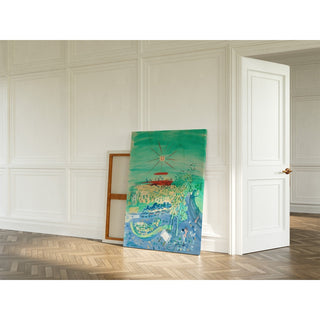 Reproduction Le train bleu - Raoul Dufy