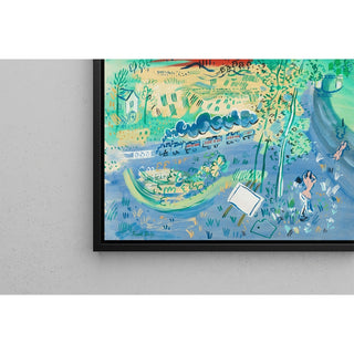 Reproduction Le train bleu - Raoul Dufy