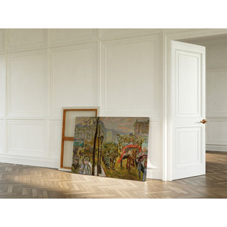 Reproduction Les chiffonniers ou Le retour des halles - Pierre Bonnard