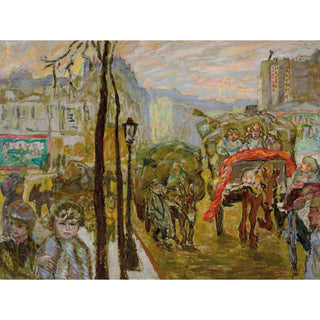 Reproduction Les chiffonniers ou Le retour des halles - Pierre Bonnard