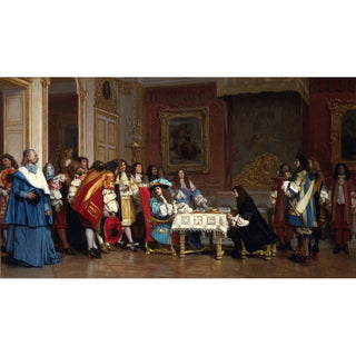 Reproduction Louis XIV et Molière - Jean-Léon Gerôme