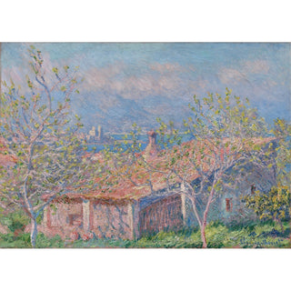 Reproduction Maison du jardinier à Antibes - Claude Monet