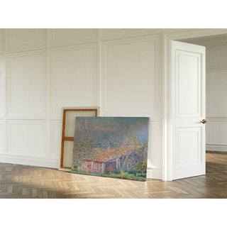 Reproduction Maison du jardinier à Antibes - Claude Monet