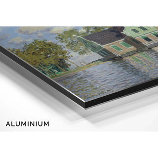 Reproduction Maisons au bord de la rivière Zaan - Claude Monet