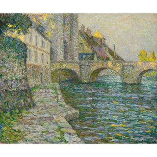 Reproduction Matin Gris, Moret - Henri Le Sidaner