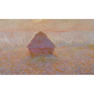 Reproduction Meule - Soleil dans la brume - Claude Monet