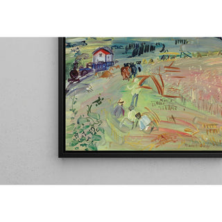 Reproduction Paysage au champ de blé aux bœufs - Raoul Dufy