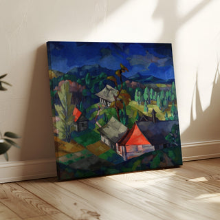 Reproduction Paysage de Saadjärv - Konrad Mägi