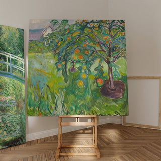 Reproduction Pommier près de l'atelier - Edvard Munch