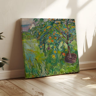 Reproduction Pommier près de l'atelier - Edvard Munch