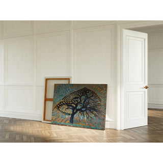 Reproduction Pommier, version pointilliste - Piet Mondrian