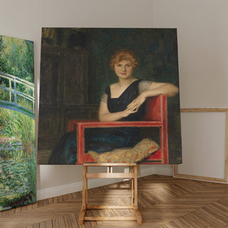 Reproduction Portrait d'une dame - Franz von Stuck