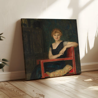Reproduction Portrait d'une dame - Franz von Stuck