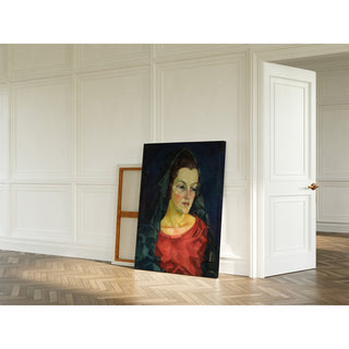 Reproduction Portrait de femme Ludmilla Allik - Konrad Mägi