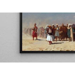 Reproduction Recrues égyptiennes traversant le désert - Jean-Léon Gérôme