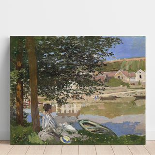 Reproduction Sur la rive de la Seine, Bennecourt - Claude Monet