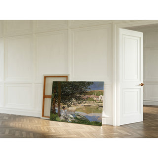 Reproduction Sur la rive de la Seine, Bennecourt - Claude Monet