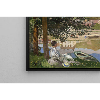 Reproduction Sur la rive de la Seine, Bennecourt - Claude Monet