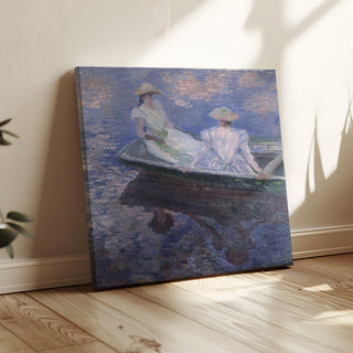 Reproduction Sur le bateau - Claude Monet