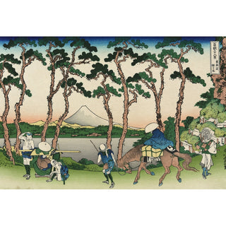 Reproduction Tokaido Hodogaya - Katsushika Hokusai