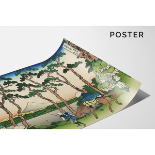 Reproduction Tokaido Hodogaya - Katsushika Hokusai