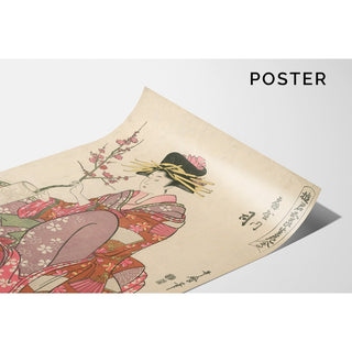 Reproduction Tsukasa of Ogiya - Kitagawa Utamaro