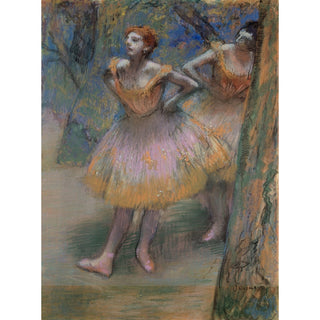 Reproduction Two Dancers 1893-1898 - Edgar Degas