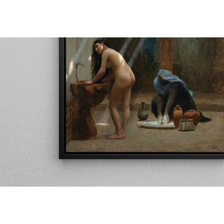 Reproduction Un bain maure, ébauche - Jean-Léon Gérôme