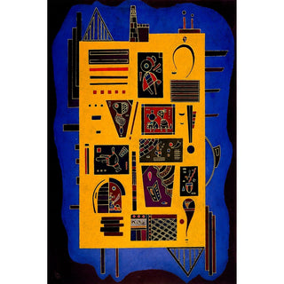 Reproduction Un conglomérat - Wassily Kandinsky