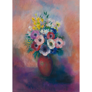 Reproduction Vase d'anémones - Odilon Redon