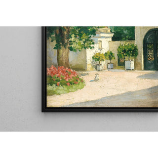 Reproduction Yerres. De L’Exèdre, Le Porche De La Demeure Familiale - Gustave Caillebotte