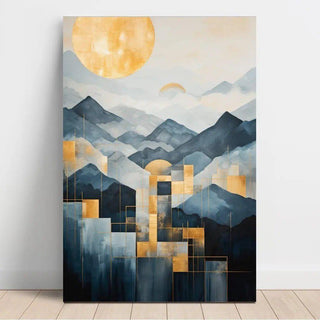 Reproduction of the painting Resonance Céleste | Abstract art decoration