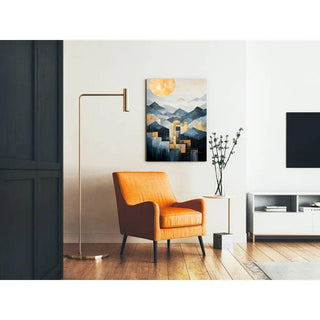 Reproduction of the painting Resonance Céleste | Abstract art decoration