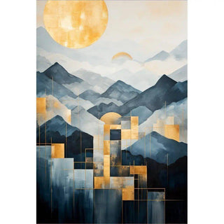 Reproduction of the painting Resonance Céleste | Abstract art decoration