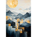 Reproduction of the painting Resonance Céleste | Abstract art decoration