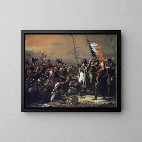 Reproduction of the painting Return of Napoleon from Elba Island by Charles de Steuben