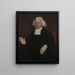Ezra Stiles - Reuben Moulthrop — framed artwork on a wall