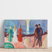 Reproduction of the painting Reunion on the beach - Edvard Munch