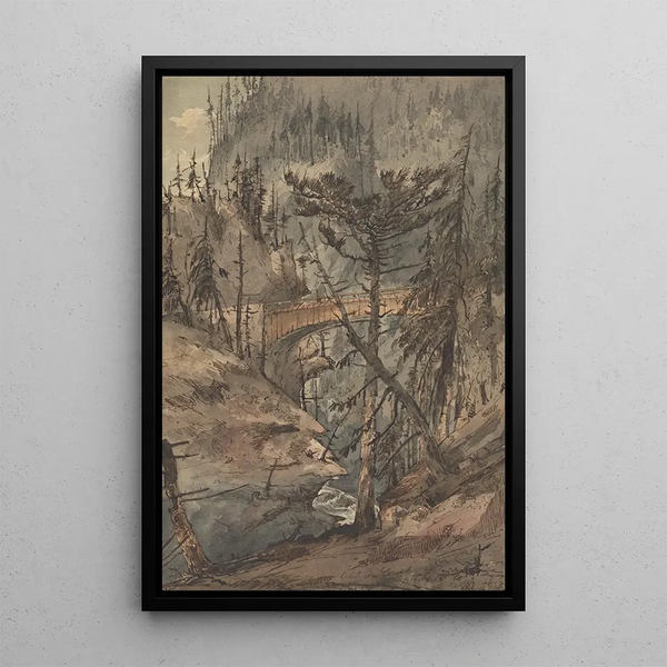 Laditcher Bruck Tyrol - Rev. Charles Annesley — framed artwork on a wall