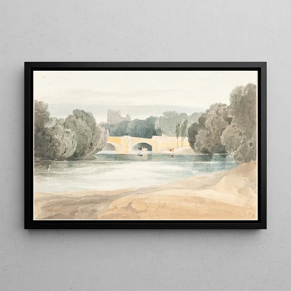 Pont à Knaresborough - Reverend James Bulwer — framed artwork on a wall