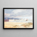 Scene of a Shore with Sails - Reverend James Bulwer — framed artwork on a wall
